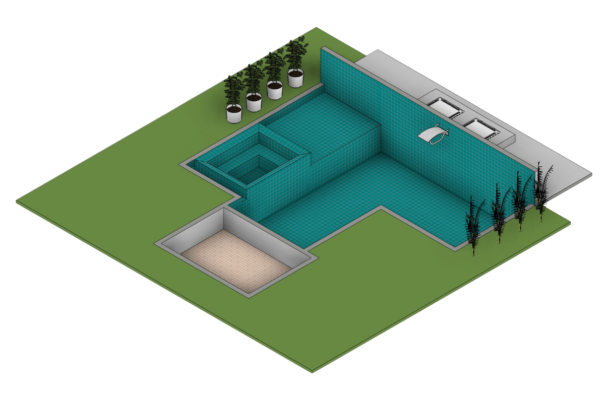 Piscina Rvt Página de vendas – Template Revit Arquitetura de Piscinas – Arquitetura ...